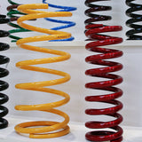 Cold coil suspension spring