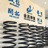 Pneumatic valve actuator spring