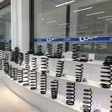 Cold coil suspension spring
