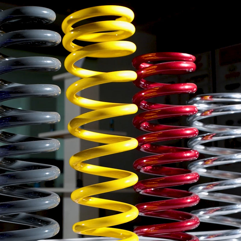 Cold coil suspension spring