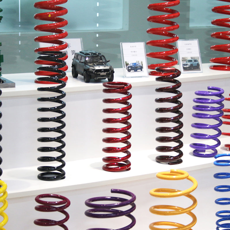 Cold coil suspension spring