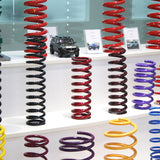 Cold coil suspension spring