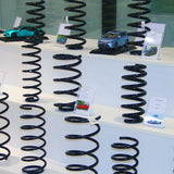 Cold coil suspension spring