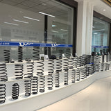 Cold coil suspension spring