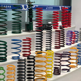 Cold coil suspension spring