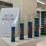 Pneumatic valve actuator spring